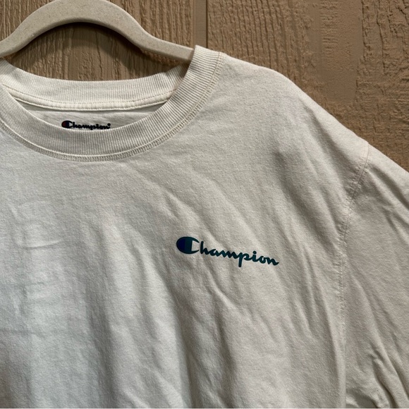 Champion Men's Classic White Tee - Picture 3 of 5